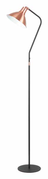 JS-SBL AT-09-015 Matt Antique Brass Led Floor Lamp