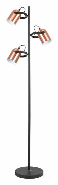 JS-SBL AT-09-022 Matt Rosegold Led Floor Lamp