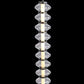 JS-SBL LG-268 Gunmetal Black & Smoke Led Floor Lamp