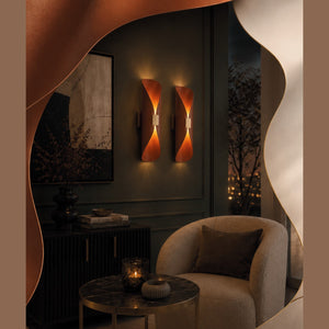 Leather Wall Light Family (page 051) in a room setting