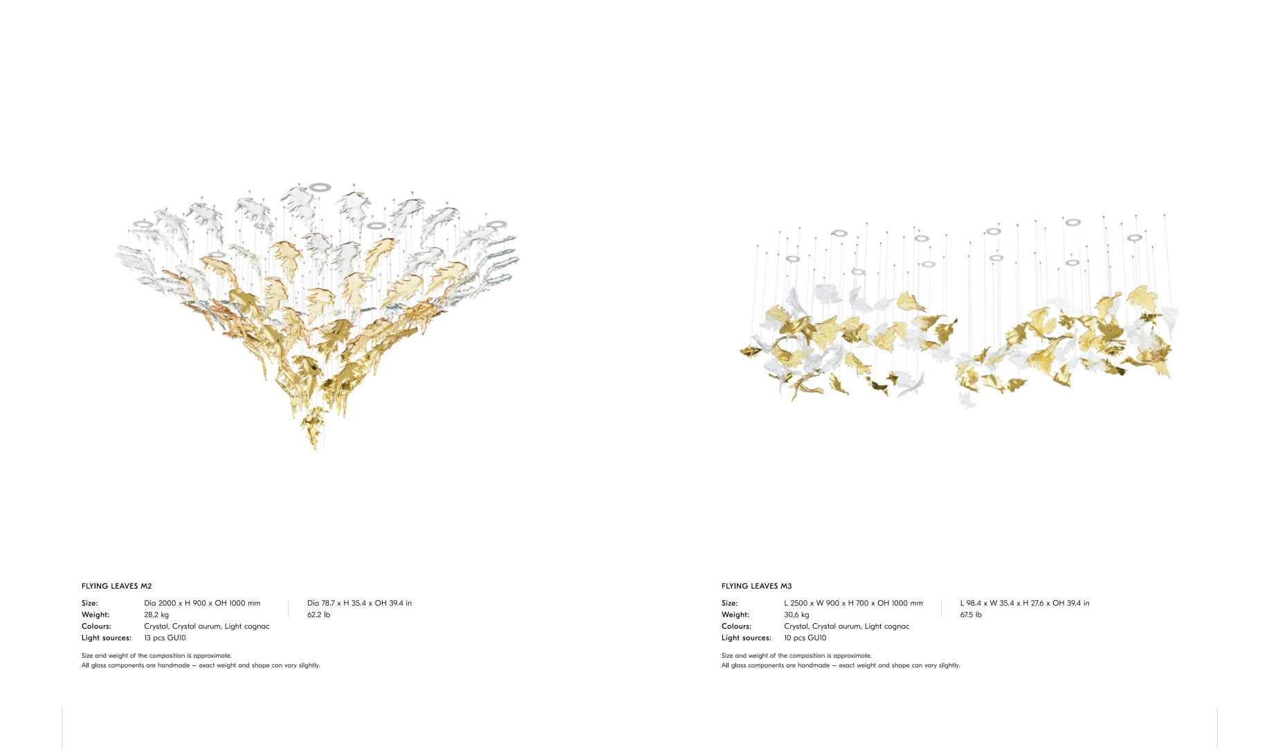 Flying Leaves Crystal Suspension Collection – A Statement Piece for Staircases & Double-Height Spaces - image 3
