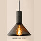 Stone Mesh Cone Pendant in a room setting