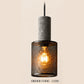 Stone Mesh Cylinder Pendant in a room setting