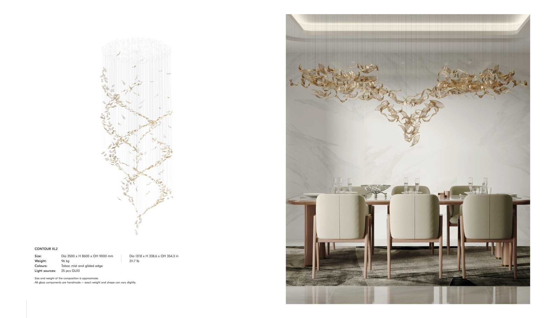 CONTOUR XL2 composition – lifestyle dining room installation