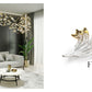 FROZEN Gilded Frosted Crystal Suspension Collection – A Statement Piece for Double-Height Living Spaces