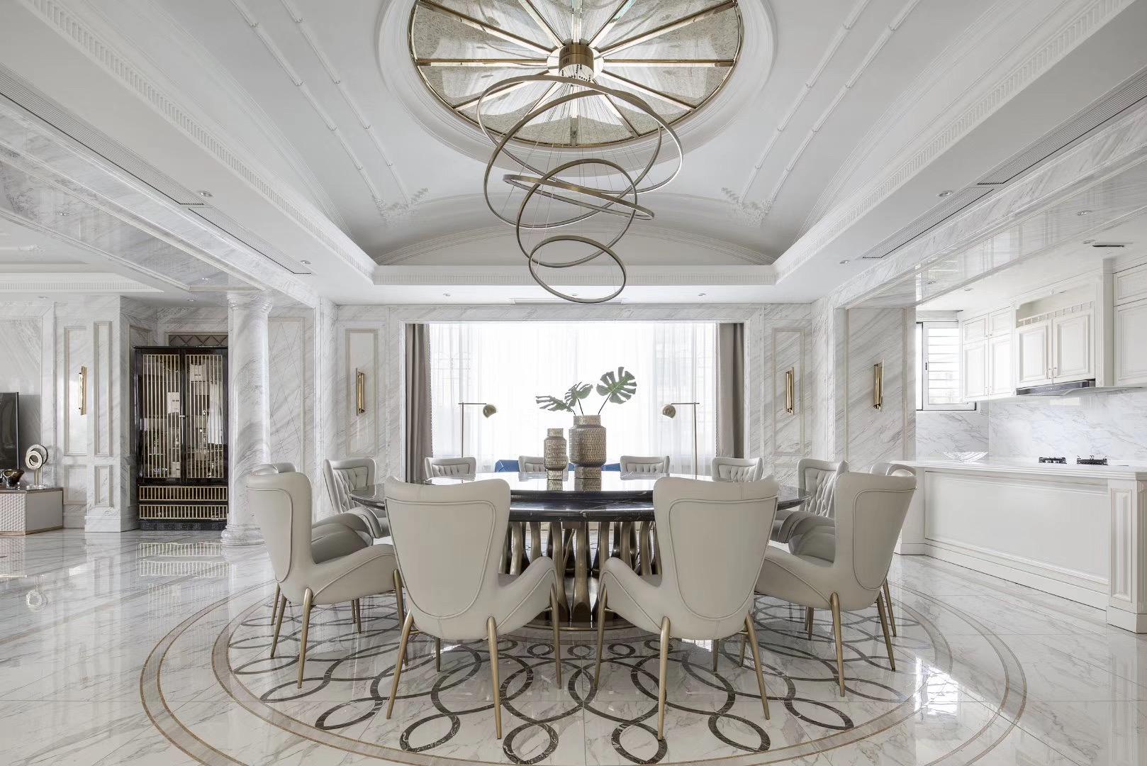 Spiral Wire Loop Pendant Chandelier – A Sculptural Statement for Dining Spaces