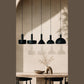 Set of 5 Pendants in a room setting