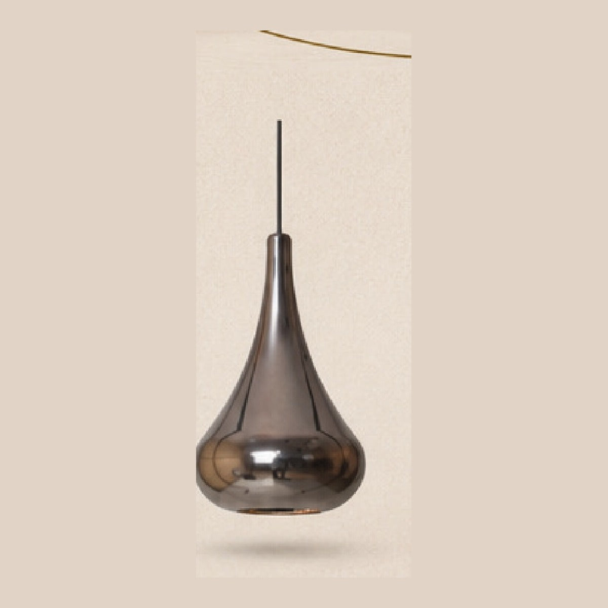 Pear Pendants, Gunmetal finish