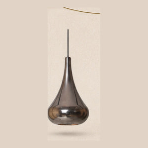 Pear Pendants, Gunmetal finish