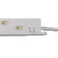 Power Supply Cord White — Driver-to-Track Feed