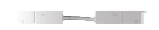 2-Way Jointer White — 90° Corner