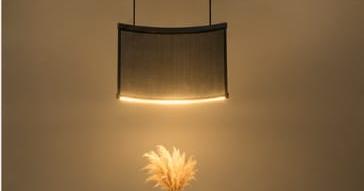 Curved Perforated Metal Screen Chandelier – A Sculptural Statement for Dining & Lounge Spaces