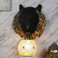 Panther Black and Gold Acrylic Wall Light | LION-BLACK | Included Bulb | Eliante by Jainsons Lights