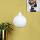 Parada White Iron Hanging Light | 1104-1LP -10inch | Included Bulb | Eliante by Jainsons Lights