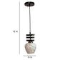Stax Pardo Brown Wood Hanging Light | 509-1LP | Included Bulb | Eliante by Jainsons Lights