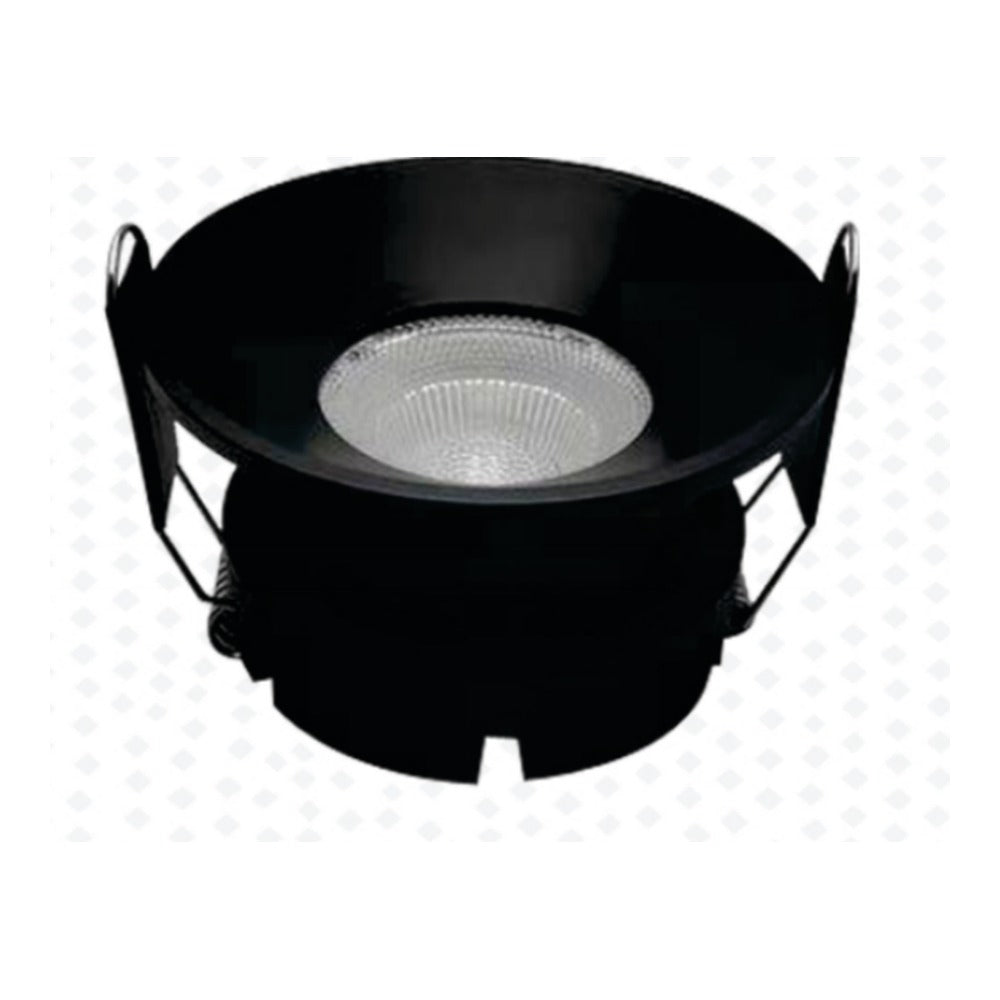 LCP-026 — Black body deep COB LED downlight, black anti-glare reflector cup
