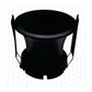 LCP-027 — Black body deep COB LED downlight, black anti-glare reflector cup