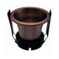 LCP-027 — Bronze body deep COB LED downlight, copper-bronze anti-glare reflector