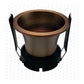 LCP-027 — Brush Copper body deep COB LED downlight, brushed antique copper reflector