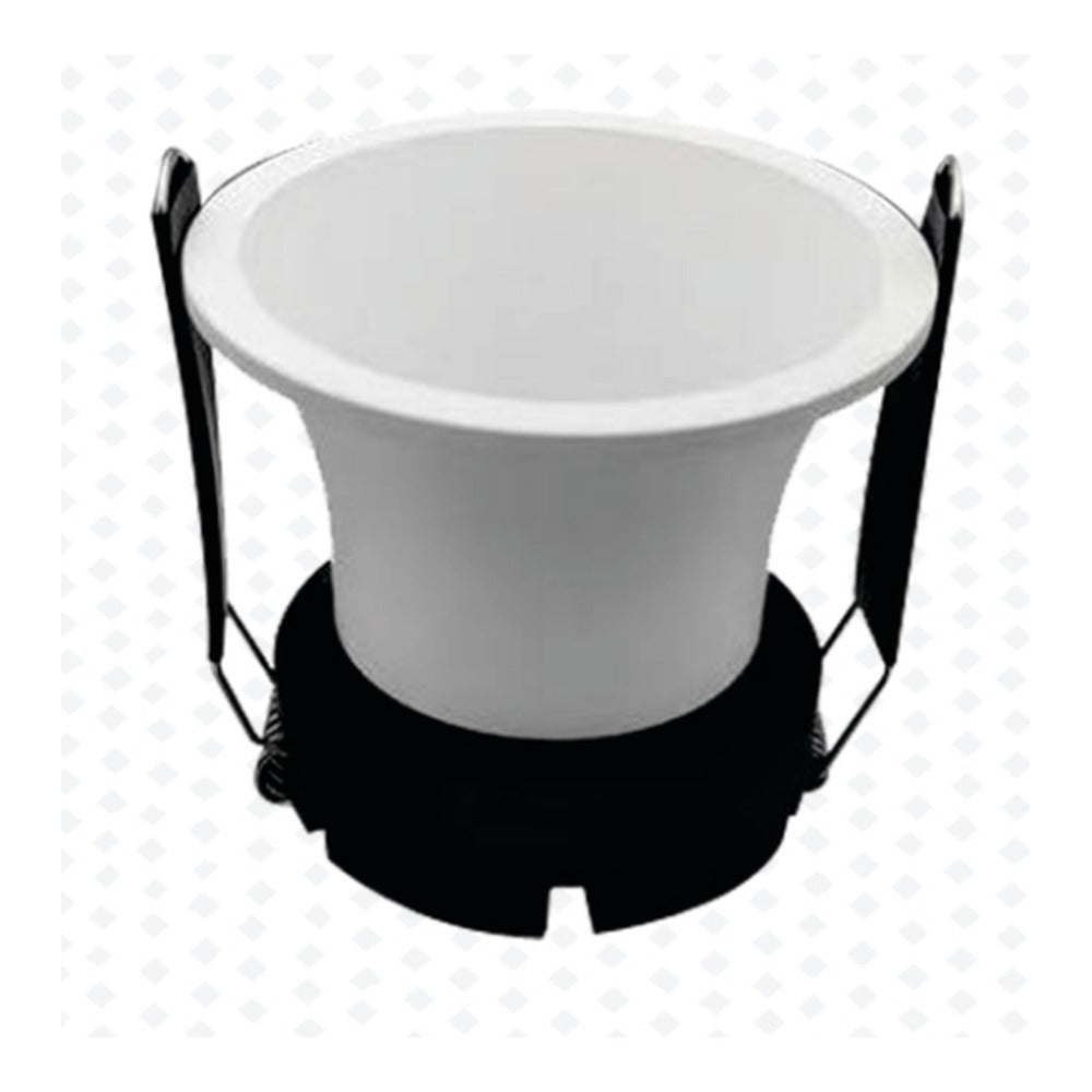 LCP-027 — White body deep COB LED downlight, white anti-glare reflector cup