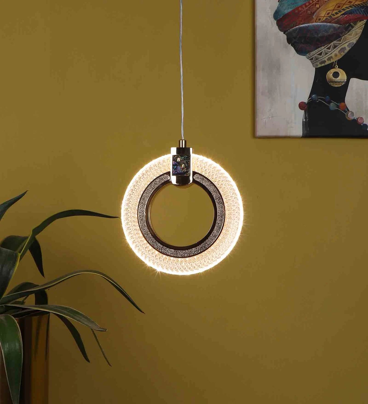 Petillante Gold Iron Hanging Light | PA-482-1LP | Included Bulb | Eliante by Jainsons Lights