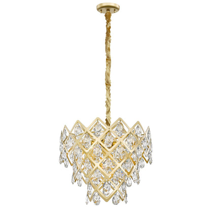 Philips  581963 Inlay Pendant Clear Crystal Gold E14