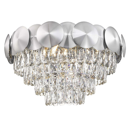 Philips 581968  Shield Chandelier Chrome & Clear Crystal