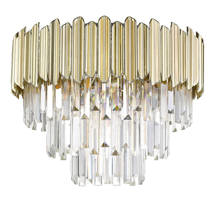 Philips 581976 Gladius Chandelier Gold & Clear crystal