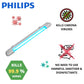 Philips 8w UVC Disinfection Tube 1 Feet with Cord Switch - 1 Feet 8w  with cord switch