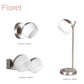 Philips 581872 Floret 12W LED Double Wall Lamp