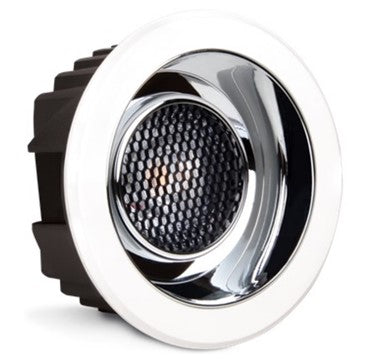 Philips IP44 Low Glare COB 12w Chrome Reflector Deep Recessed Reflector Ring IP44 Cob Downlight