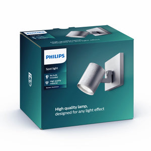 Philips Runner single spot aluminium 1x50W 230V