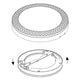 Philips Sleek Surface 18w Round Downlight SM251C LED20S