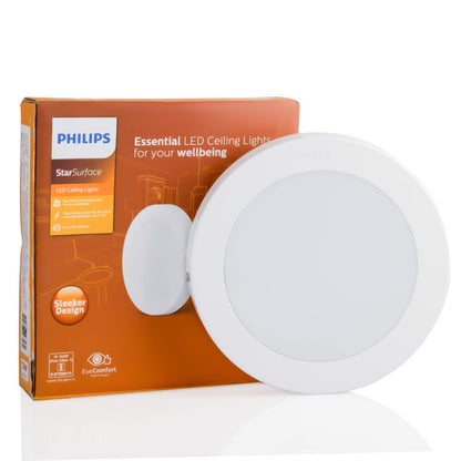 Philips Star Surface 22w Round Led Downlighter