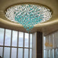 Gemstoniya Crystal Glass Chandelier – Modern Luxury Hanging Light for Living & Dining Room