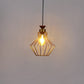 Gold Metal Hanging Lights - PINJRA-GD-HL - Included Bulb
