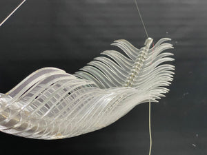 Sculpted Plume Chandelier – A Dramatic Statement for Double-Height Lobbies