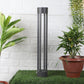 ELIANTE Grey Aluminium Garden Lights - Inbuilt LED -  - PK-4-ROOD-BOLLARD- Inbuilt LED -