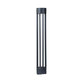 ELIANTE Grey Aluminium Garden Lights - Inbuilt LED -  - PK-4-ROOD-BOLLARD- Inbuilt LED -