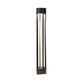 ELIANTE Grey Aluminium Garden Lights - Inbuilt LED -  - PK-4-ROOD-BOLLARD- Inbuilt LED -