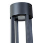 ELIANTE Grey Aluminium Garden Lights - Inbuilt LED -  - PK-4-ROOD-BOLLARD- Inbuilt LED -