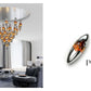POLLUX Mirrored Glass Teardrop Suspension Collection – A Statement Piece for Dining Rooms & Lobbies