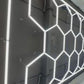 Honeycomb LED Grid Light for Car Detailing Studios – 672W Modular Ceiling Panel | 4845x2435mm (Approx. 8x16 ft)