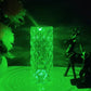 Luxury Crystal Diamond LED Table Lamp – Rechargeable RGB with Remote Control