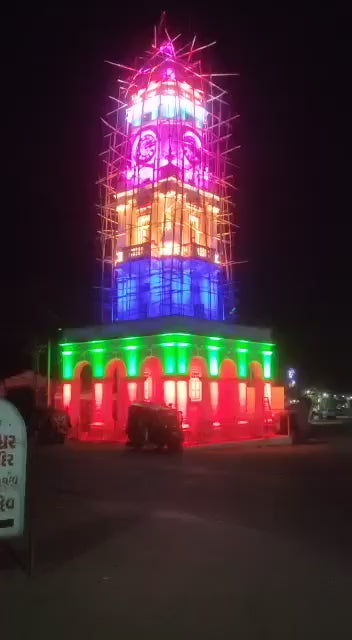 rainbow-gradient-facade-dmx-demo DMX video