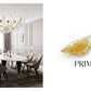 Primavera Botanical Crystal Suspension Collection – A Statement Piece for Dining Rooms & Grand Interiors