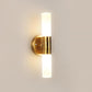 ELIANTE Gold Iron Base White Acrylic Shade Wall Light - Px-10-2 - Inbuilt LED