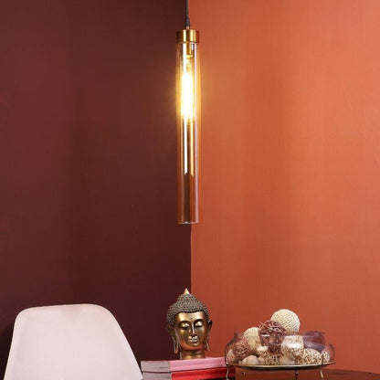 ELIANTE Gold Iron Base Gold Iron Shade Hanging Light - Px-180-1Lp-Led - Bulb Included