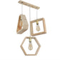 Wooden Wood Hanging Light - JRA-151-152-153 - Included Bulb