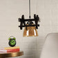Marrón Brown Metal Hanging Light - RA-170-1LP-CFL-HALO - Included Bulbs
